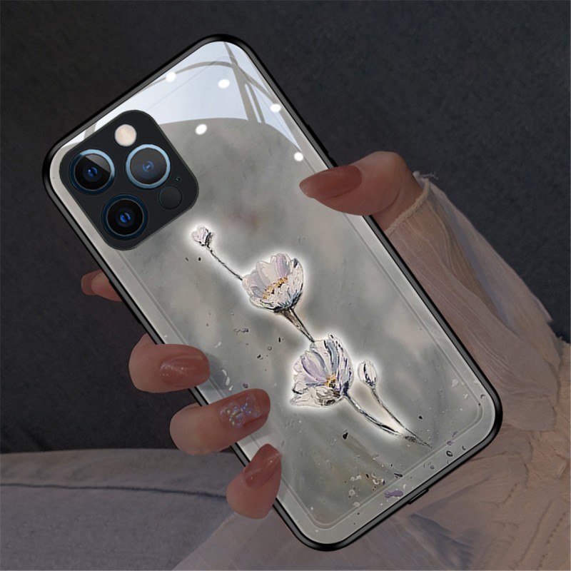 Water Lily Phone Case with Glow-in-the-Dark Flashing on Incoming Calls